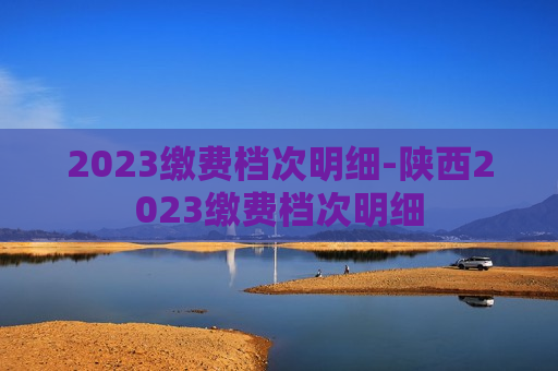 2023缴费档次明细-陕西2023缴费档次明细