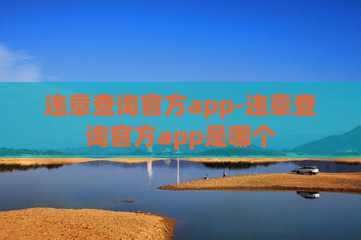 违章查询官方app-违章查询官方app是哪个