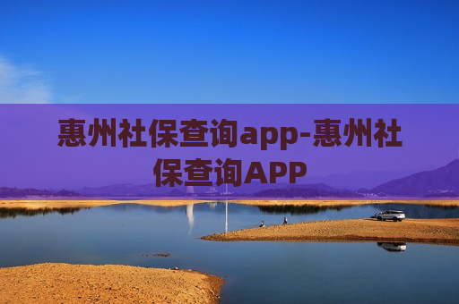 惠州社保查询app-惠州社保查询APP