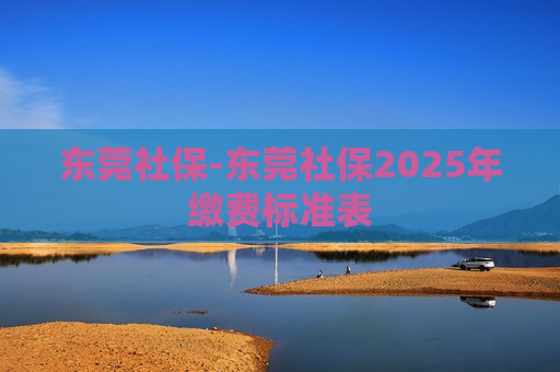 东莞社保-东莞社保2025年缴费标准表