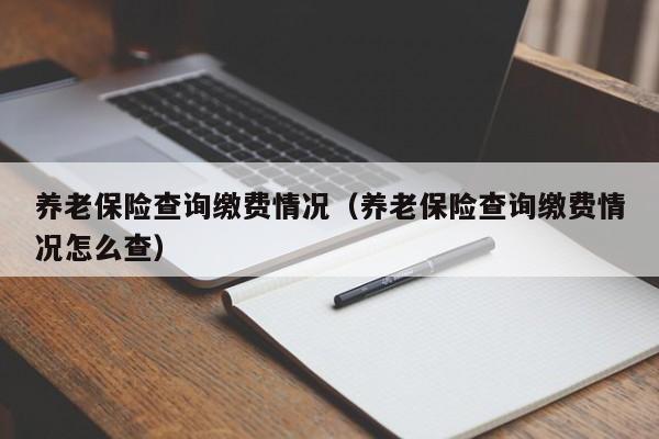 养老保险查询缴费情况（养老保险查询缴费情况怎么查）