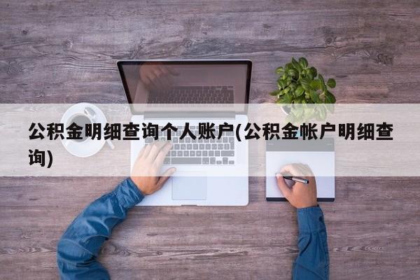 公积金明细查询个人账户(公积金帐户明细查询)