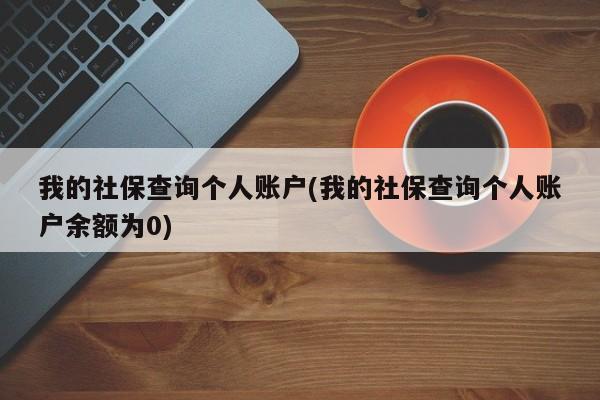 我的社保查询个人账户(我的社保查询个人账户余额为0)