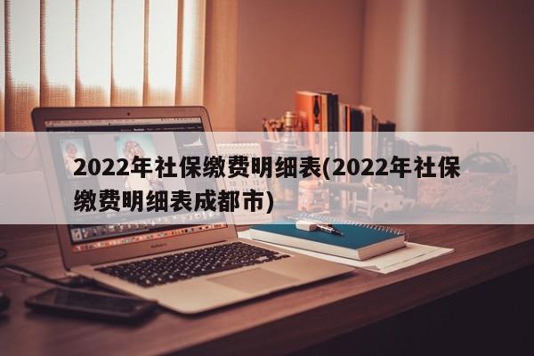 2022年社保缴费明细表(2022年社保缴费明细表成都市)