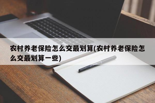 农村养老保险怎么交最划算(农村养老保险怎么交最划算一些)